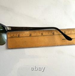 Vintage 50s Artcraft Delegate Browline Horn Rim 12K GF Frames Spectacles 46-22
