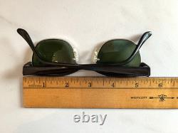 Vintage 50s Artcraft Delegate Browline Horn Rim 12K GF Frames Spectacles 46-22