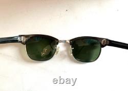 Vintage 50s Artcraft Delegate Browline Horn Rim 12K GF Frames Spectacles 46-22 Vintage 50s Artcraft Delegate Browline Horn Rim 12K GF Frames Spectacles 46-22
