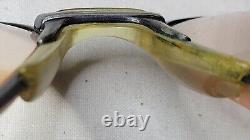 Vintage 80s Men's YSL 61 Yves Saint Laurent Silver Metal Square Eyeglass Frames