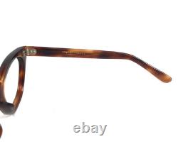 Vintage Cat Eye Eyeglasses Frames Polished Tortoise Silver Full Rim 44-20-130