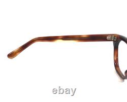 Vintage Cat Eye Eyeglasses Frames Polished Tortoise Silver Full Rim 44-20-130