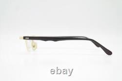 Vintage Designer Glasses Without White Silver Black Half-Rim Glasses Frame