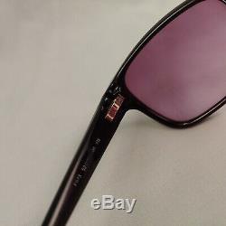 Vintage FENDI Sunglasses F973 Full Rim Plastic Wayfarer Frames Black Silver Case