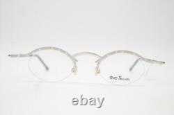 Vintage Glasses Eye Society By RK DESIGN ES 9 Silver Black Half-Rim Eyeglasses