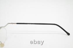 Vintage Glasses Eye Society By RK DESIGN ES 9 Silver Black Half-Rim Eyeglasses
