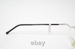 Vintage Glasses Eye Society By RK DESIGN ES 9 Silver Black Half-Rim Eyeglasses