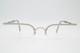 Vintage Glasses F+a Fashion 224.3 Silver Black Half Rim Glasses Frame