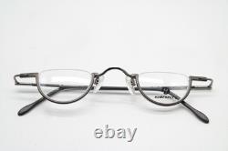 Vintage Glasses HUMPHREYS 2433 Metallic Silver Black Half-Rim Glasses Frame