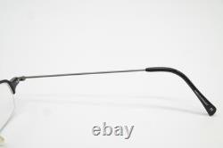 Vintage Glasses MUNIC EYEWEAR M 42 Black Silver Half-Rim Glasses Frame