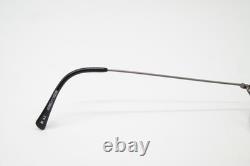 Vintage Glasses MUNIC EYEWEAR M 42 Black Silver Half-Rim Glasses Frame