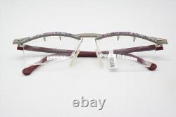 Vintage Glasses Milli B By MIKADO 049-633 Multicolored Silver Red Half-Rim