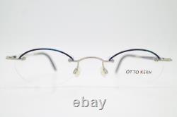 Vintage Glasses OTTO KERN 9456 Silver Multicolored Half-Rim Eyeglass Frame