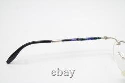 Vintage Glasses OTTO KERN 9456 Silver Multicolored Half-Rim Eyeglass Frame