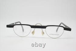 Vintage Glasses Passe-Partout Without Black Silver Half-Rim Glasses Frame