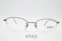 Vintage Glasses VERSUS Versace B56 Silver Green Half-Rim Eyeglass Frame