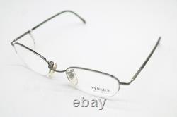 Vintage Glasses VERSUS Versace B56 Silver Green Half-Rim Eyeglass Frame