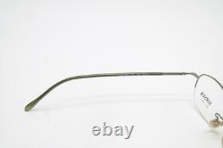 Vintage Glasses VERSUS Versace B56 Silver Green Half-Rim Eyeglass Frame