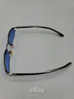 Vintage Gucci Eyeglasses GG 1667 841 Silver/Marble Full Rim Frame Italy