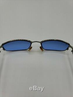 Vintage Gucci Eyeglasses GG 1667 841 Silver/Marble Full Rim Frame Italy