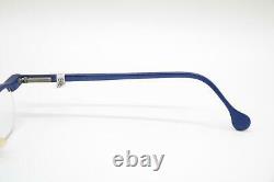 Vintage Passepartout 05 509 Blue Silver half Rim Glasses Frames NOS