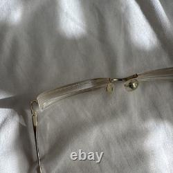 Vintage Salvatore Ferragamo SF2175 733 Women's Silver Cat Eye Full Rim 56-16-140