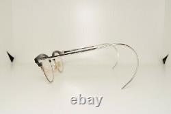 Vintage Shuron 1/10 12K GF 4424 Graywood Silver Horn Rim 50s Eyeglasses Frames