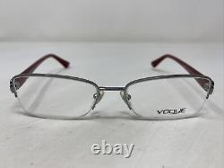 Vogue Eyewear VO 3875-B 548 52-17-135 Silver Half Rim Eyeglasses Frame L794