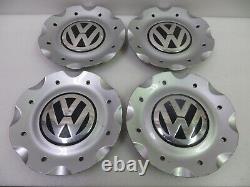 Volkswagen Passat 2003-2005 Silver Center Caps Set Of 4 -3b0 601 149 L Oem