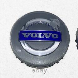 Volvo Silver Center Cap fits C30 C70 S40 S60 S70 S80 S90 V50 V70 XC70 XC90 Set A