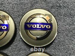 Volvo Silver Center Cap fits C30 C70 S40 S60 S70 S80 S90 V50 V70 XC70 XC90 Set B