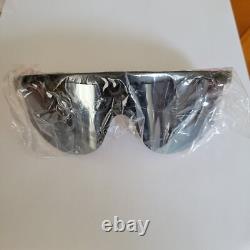 Vtg SOLEX Sports Glass Baseball Sunglasses Softball Volleyball Half Rim Shield