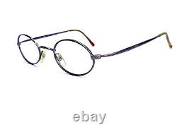 Vtg Tommy Hilfiger Silver Metal Oval Eyeglasses Italy TH151 229 45 21 145