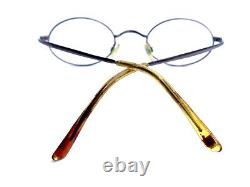 Vtg Tommy Hilfiger Silver Metal Oval Eyeglasses Italy TH151 229 45 21 145