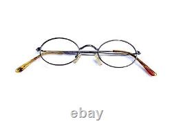 Vtg Tommy Hilfiger Silver Metal Oval Eyeglasses Italy TH151 229 45 21 145