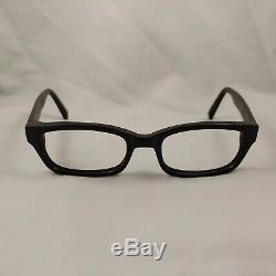 WARBY PARKER Rx Eyeglasses Plastic Frame Matte Black Full Rim ZAGG 101 Wide