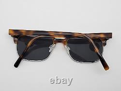 Warby Parker Lewis 4226 Tortoise Silver Horn Rim Eyeglasses Frame 51-17-145