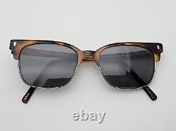 Warby Parker Lewis 4226 Tortoise Silver Horn Rim Eyeglasses Frame 51-17-145