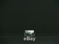 With silver rim cosmetic plastic acrylic empty jar Plastic Jars for Cosmetic