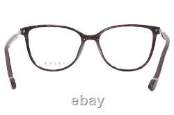 Yalea Evonne VYA012 0752 Eyeglasses Frame Women's Havana/Silver Full Rim 54mm