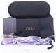 Zilli Zi60068 C02 Aviator Silver Black Titanium Authentc Eyeglasses 58-16 France