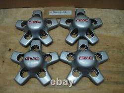 Zq8 Center Cap Set Silver Gmc Sonoma Factory Gm 9593759 Rim Wheel Jimmy 16 15