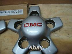 Zq8 Center Cap Set Silver Gmc Sonoma Factory Gm 9593759 Rim Wheel Jimmy 16 15