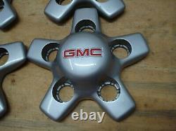 Zq8 Center Cap Set Silver Gmc Sonoma Factory Gm 9593759 Rim Wheel Jimmy 16 15