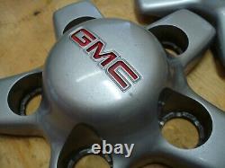 Zq8 Center Cap Set Silver Gmc Sonoma Factory Gm 9593759 Rim Wheel Jimmy 16 15