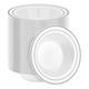 200 Paquet De Bols à Soupe Jetables Avec Bord Argenté, 12oz Plastique Premium Résistant