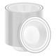 200 Paquet De Bols à Soupe Jetables Avec Bord Argenté, 12oz Plastique Résistant De Qualité Supérieure