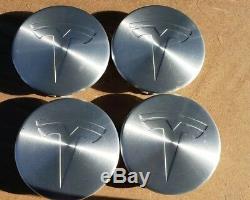 2012 2018 Tesla Modèle S Roue De Jante Centre Moyeu Cap. Hubcap Argent Brillant Oem