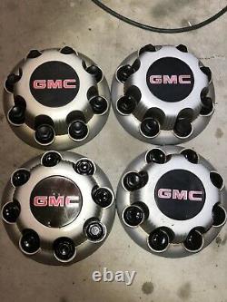 (4) Gmc 2500 15052378 Usine Oem Wheel Center Rim Cap Hub Housses Gm 8 Lug #211