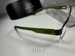 4 NOUVEAUX Lunettes Armani Exchange 1012 6045 Cadres Noir Vert Argent 51/17/140